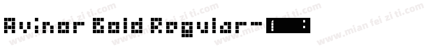 Avinor Bold Regular字体转换